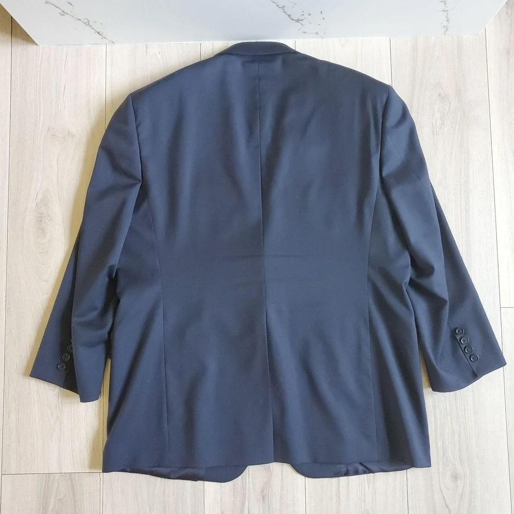 Brooks Brothers 1818 Madison Suit Mens 46R W41 Navy Wool Estrato Tailored USA